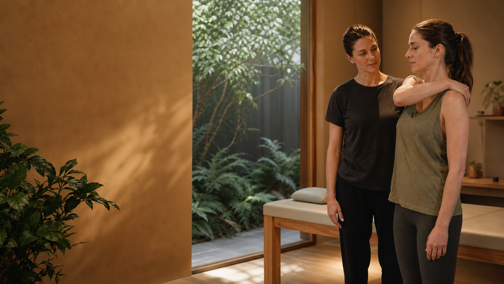Myotherapy support in an everyday setting