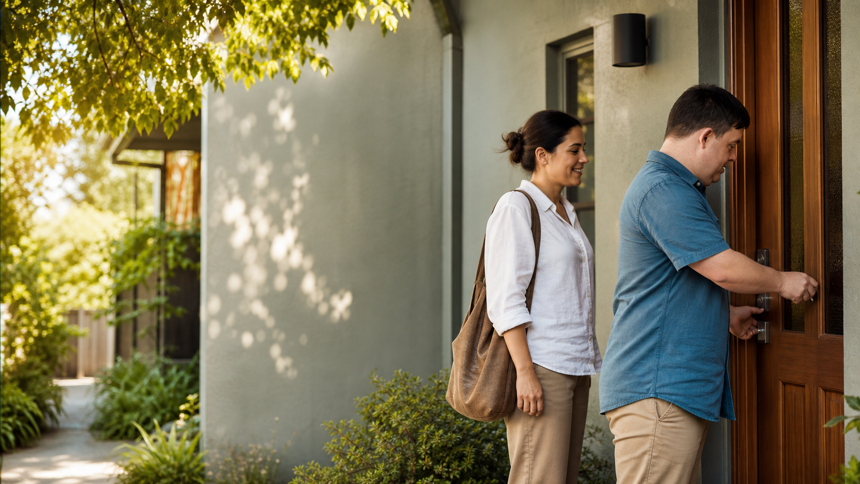 Supported Independent Living support in an everyday setting